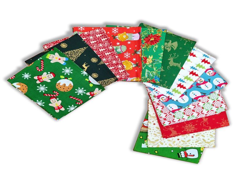 Christmas Fat Quarter, Approx 50cm x 52cm, Cotton Print Fabric Select ...