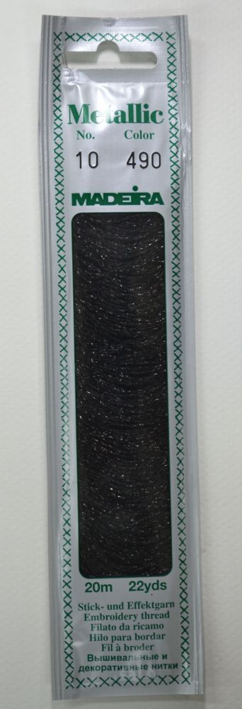 Madeira Perle No. 10 Metallic Hand Embroidery Thread, 20m Colour ...