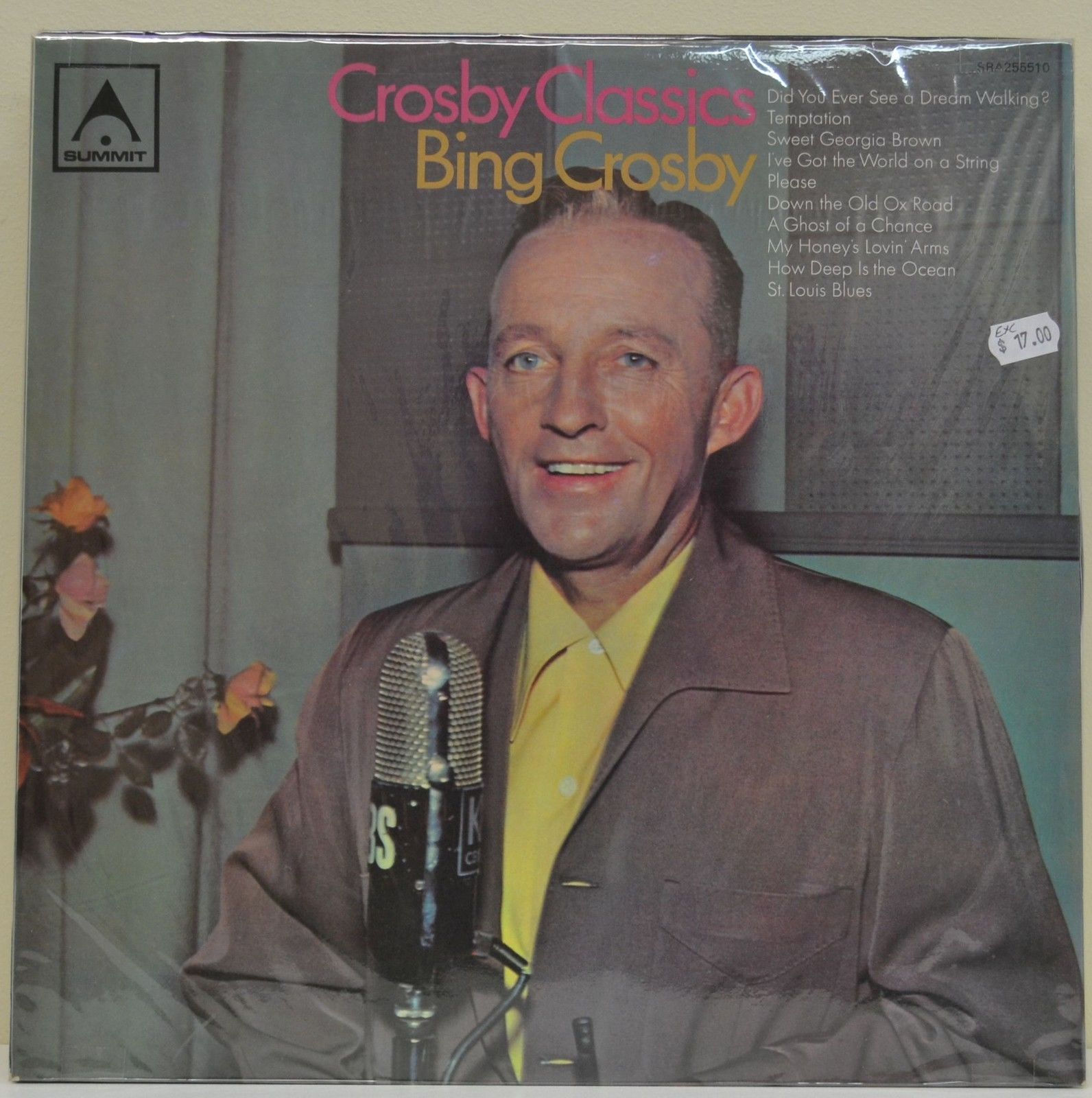 Bing Crosby, Crosby Classics, LP Record, Summit Records Aust, SRA ...