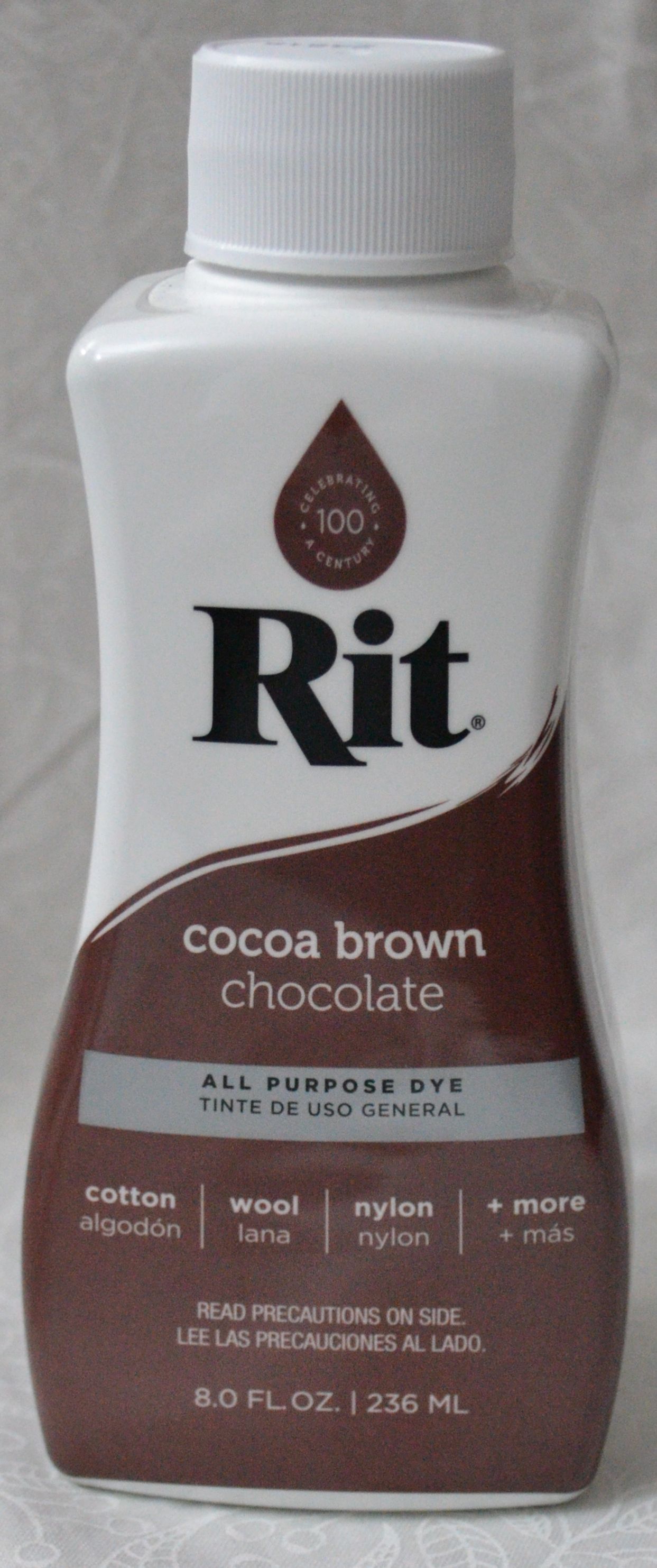 Rit All Purpose Dye, Cocoa Brown Chocolate - 8.0 fl oz