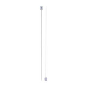 Birch 2.00mm x 25cm Knitting Needle, 1 Pair per Pack, aka Knitting Pins