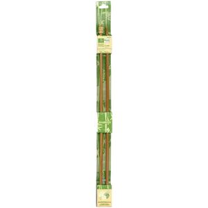 Bamboo Knitting Pins 33cm x 5.50mm, Knobbed Knitting Needles