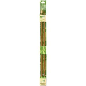 Bamboo Knitting Pins 33cm x 6.00mm, Knobbed Knitting Needles