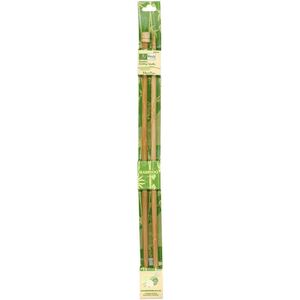 Bamboo Knitting Pins 33cm x 7.00mm, Knobbed Knitting Needles