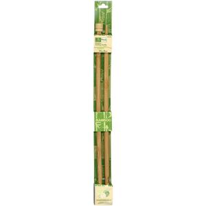 Bamboo Knitting Pins 33cm x 9.00mm, Knobbed Knitting Needles