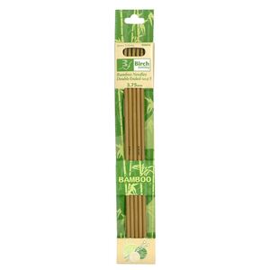 Bamboo Double-Pointed Knitting Needles 20cm x 3.75mm