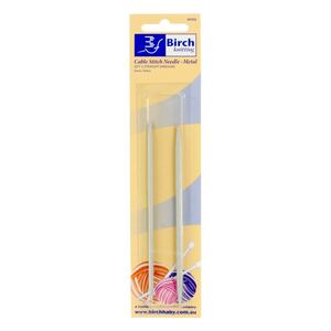 Birch Creative Straight Cable Needles 3.00 &amp; 4.00mm