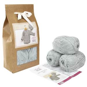 Birch Yarn Baby Knit Kit, April Jacket &amp; Hat