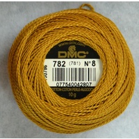 DMC Pearl Cotton 3 Bright Canary Yellow 973 15 Meters By the Skein