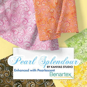 Benartex Pearl Splendour Pearlescent Cotton Fabric 12707P