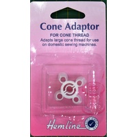 Hemline Cone Adaptor, Adapts Large Cones To Fit Domestic Sewing Machines