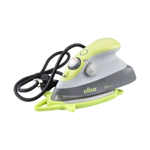 OLISO Mini Project Iron M3Pro-PISTACHIO, Ceramic Soleplate, SoleMate & Prolight