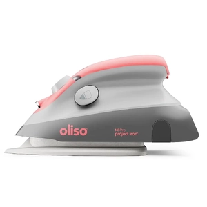 OLISO Mini Project Iron M3Pro-CORAL, Ceramic Soleplate, SoleMate & Prolight