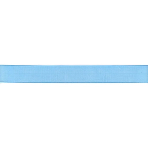 Organza Ribbon 22mm BLUE TOPAZ Sealed Edge Per 10 Metres