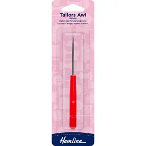 Hemline Tailors Awl Stiletto With Plastic Handle - Basic