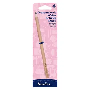 Hemline Dressmakers Water Soluble Pencil, Grey