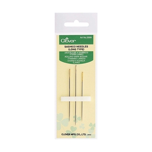 Clover SASHICO Needles Long #2009, Pack of 3