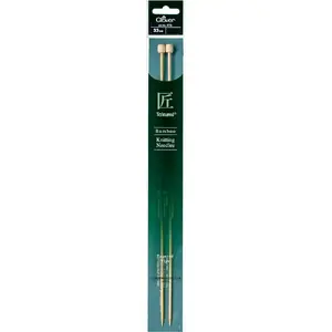 Clover Takumi 33cm x 2.25mm Bamboo Knitting Needles