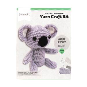 KOALA - Crochet Your Own Yarn Craft Kit, Make &amp; Play
