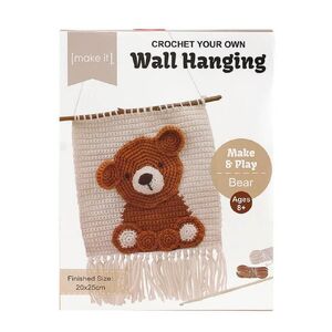 BEAR, Crochet Your Own Wall Hanging Kit