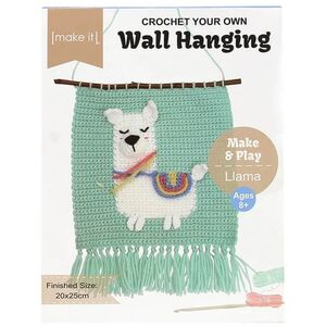 LLAMA, Crochet Your Own Wall Hanging Kit