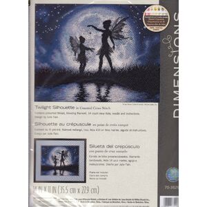 Dimensions TWILIGHT SILHOUETTE Counted Cross Stitch Kit 14&quot; x 11&quot; (35.5 x 27.9cm)