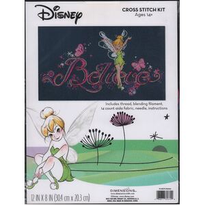 Disney BELIEVE Counted Cross Stitch Kit #70-35370 by Dimensions