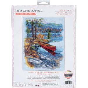 OUTDOOR ADVENTURE Counted Cross Stitch Kit 11&quot; x 14&quot; 70-35406