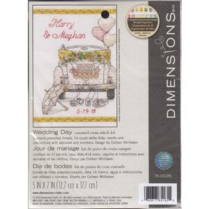 WEDDING DAY Counted Cross Stitch Kit 70-65185 by Dimensions