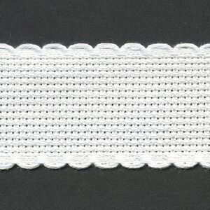 ANTIQUE WHITE 30mm Wide 14 Count Aida Band (7003-11), Priced per Metre