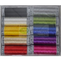 GUTERMANN, Rayon 40 Thread 10 x 200m Spool Pack, Machine Embroidery Thread