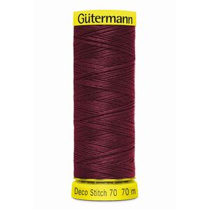 Deco Stitch 70, #369 WINE 70m Silky Topstitch Thread