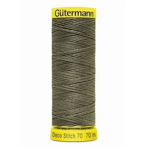 Deco Stitch 70, #824 DARK KHAKI GREEN 70m Silky Topstitch Thread