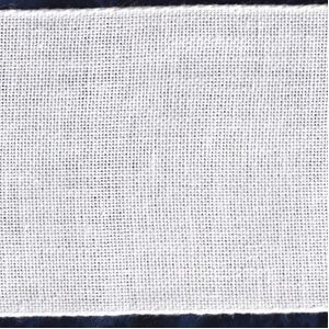 WHITE 80mm Wide 30 Count Zweigart Linen Band Per Metre