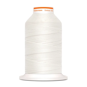 Gutermann Outdoor (No. 40) Polyester Thread, #1005 WHITE, 400m