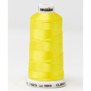 Madeira Classic Rayon 40, #1023 LEMON 1000m Embroidery Thread