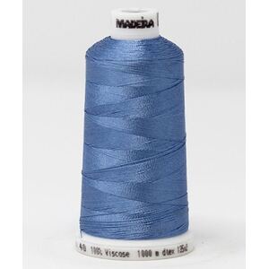 Madeira Classic Rayon 40, #1028 COUNTRY KITCHEN BLUE 1000m Embroidery Thread