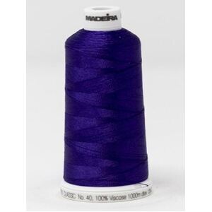 Madeira Classic Rayon 40, #1112 MAJESTIC PURPLE 1000m Embroidery Thread