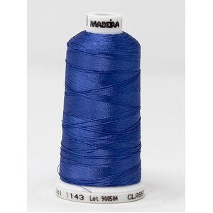 Madeira Classic Rayon 40, #1143 CHINA BLUE 1000m Embroidery Thread