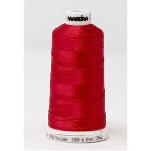 Madeira Classic Rayon 40, #1154 LIPSTICK ROSE 1000m Embroidery Thread