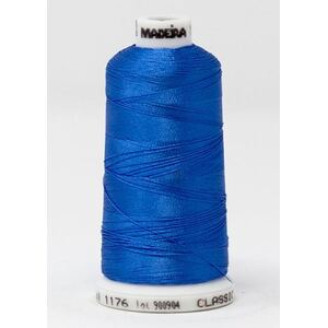 Madeira Classic Rayon 40, #1176 NAVAJO BLUE 1000m Embroidery Thread