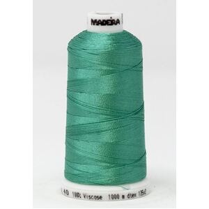 Madeira Classic Rayon 40, #1245 SEA FOAM GREEN 1000m Embroidery Thread