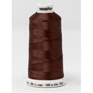 Madeira Classic Rayon 40, #1259 COCOA 1000m Embroidery Thread