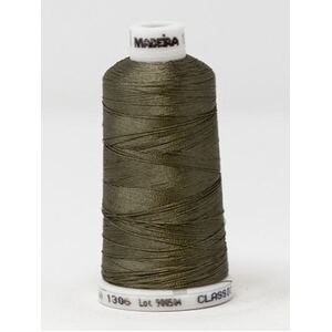 Madeira Classic Rayon 40, #1306 ARMY GREEN 1000m Embroidery Thread