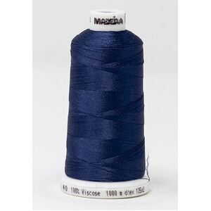 Madeira Classic Rayon 40, #1364 STORM SKY BLUE 1000m Embroidery Thread