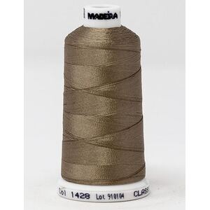 Madeira Classic Rayon 40, #1428 BROWN RICE 1000m Embroidery Thread