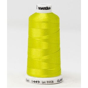 Madeira Classic Rayon 40, #1449 KEY LIME 1000m Embroidery Thread