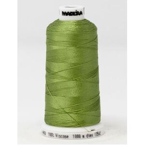 Madeira Classic Rayon 40, #1451 CELERY GREEN 1000m Embroidery Thread