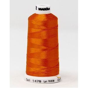 Madeira Classic Rayon 40, #1478 ORANGE PEEL 1000m Embroidery Thread