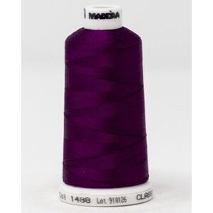 Madeira Classic Rayon 40, #1488 DARK MAGENTA PURPLE 1000m Embroidery Thread